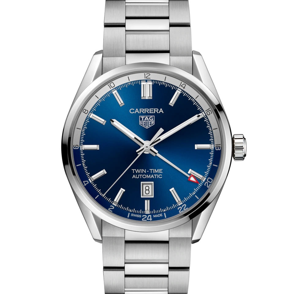 NIEUW: TAG Heuer Carrera Twin-Time - WBN201A.BA0640