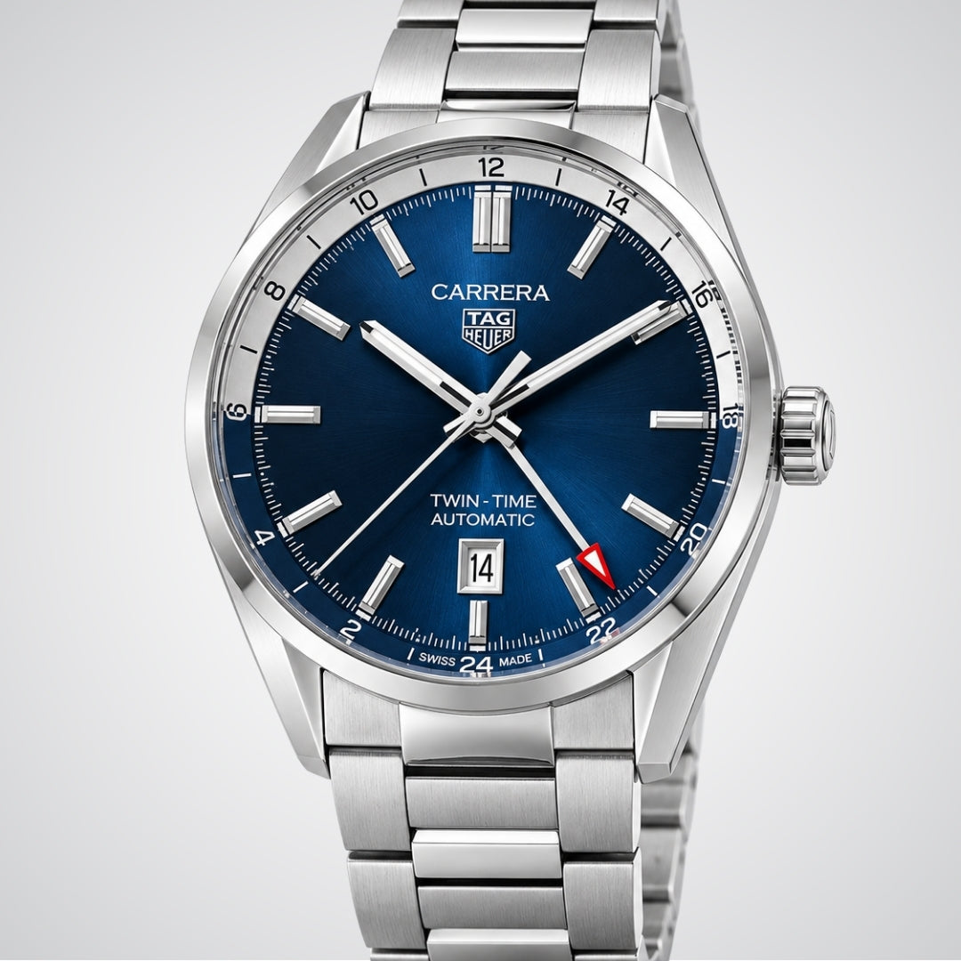NIEUW: TAG Heuer Carrera Twin-Time - WBN201A.BA0640