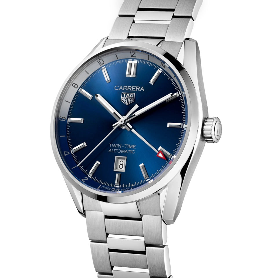 NIEUW: TAG Heuer Carrera Twin-Time - WBN201A.BA0640