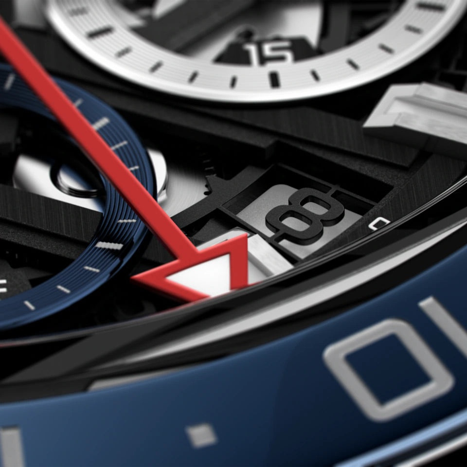 NIEUW: TAG Heuer Carrera Chronograaf Twin-Time - CBG2A1Z.FT6157