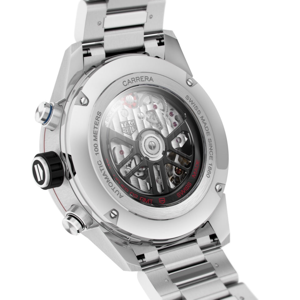 NIEUW: TAG Heuer Carrera Chronograaf Twin-Time - CBG2A1Z.BA0658