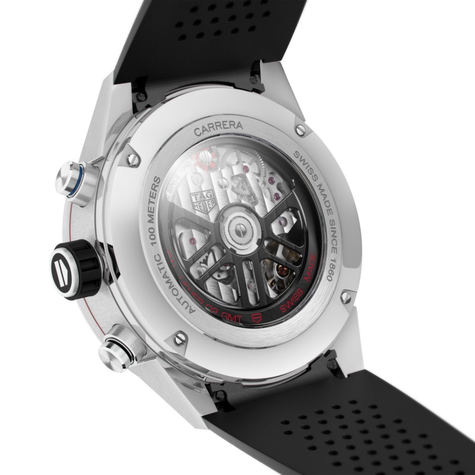 NIEUW: TAG Heuer Carrera Chronograaf Twin-Time - CBG2A1Z.FT6157